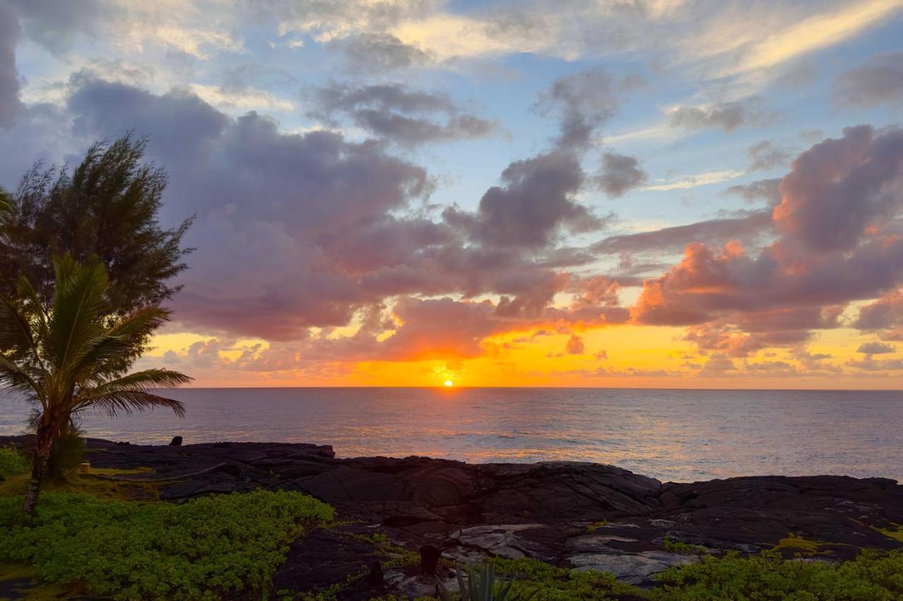 Direct Oceanfront, Big Island Home Keaau Exterior foto