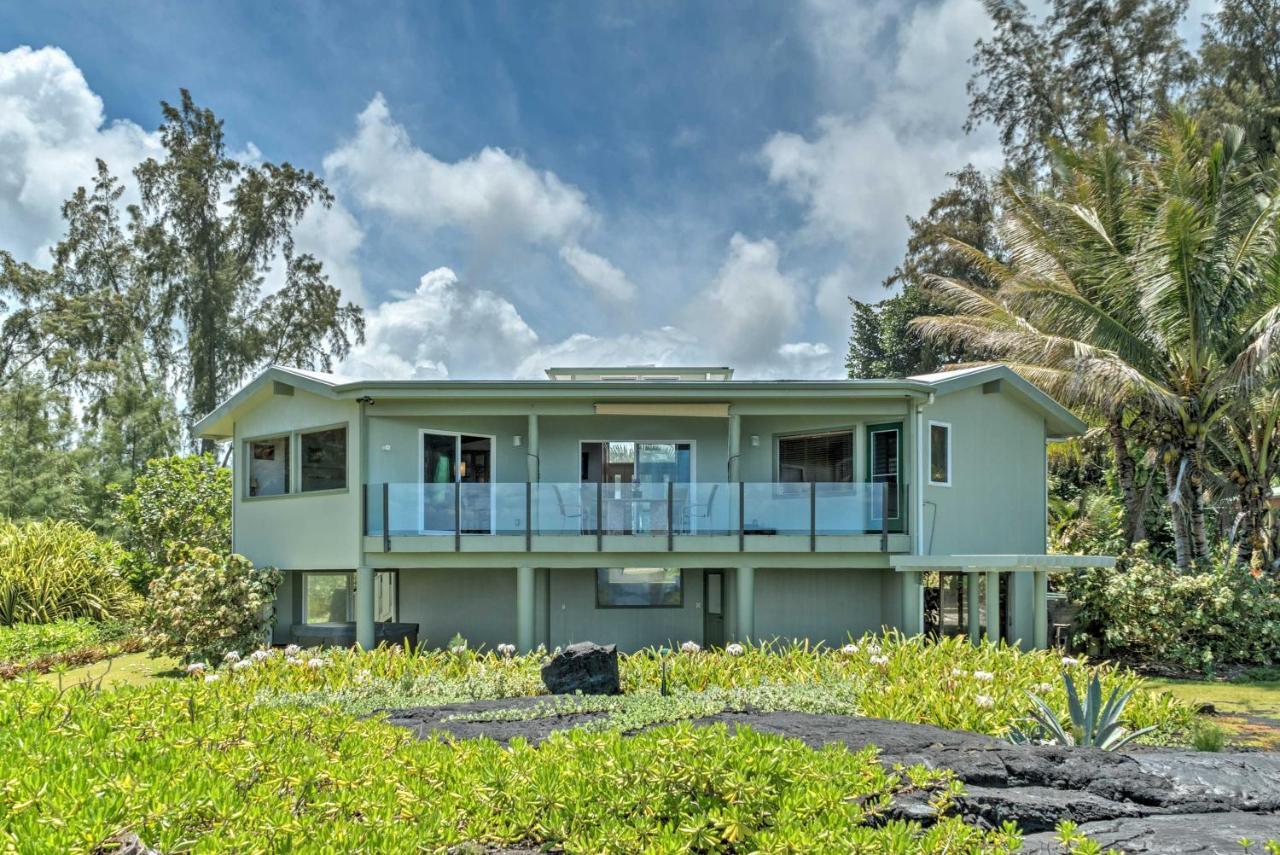 Direct Oceanfront, Big Island Home Keaau Exterior foto